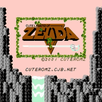 Cute Legend of Zelda Title Screen